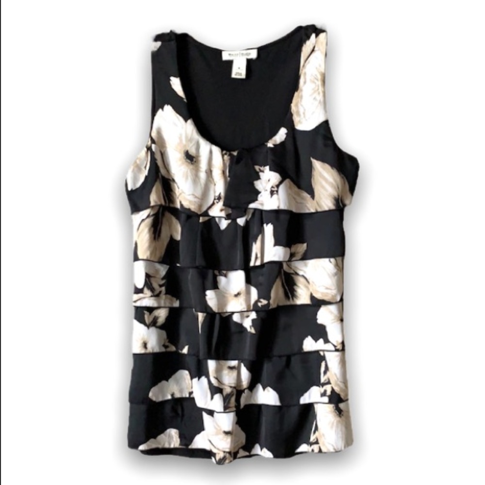 White House Black Market Sleeveless Tiered Tank
